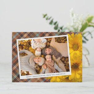 Salutation Thanksgiving Personnalisée Sur Carte Va