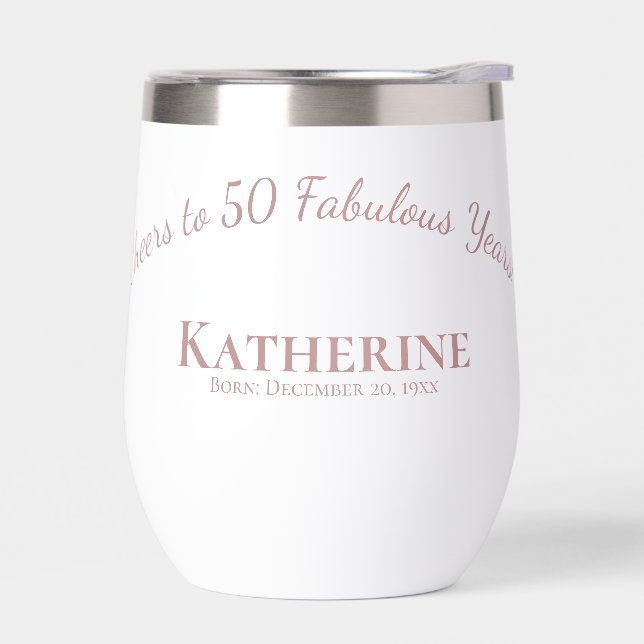 Salutations à 50 Fabuleuses Années ! Cadeau d'anni (Gauche)
