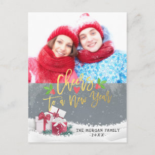 Salutations à un nouvel an Cartes photos de Noël