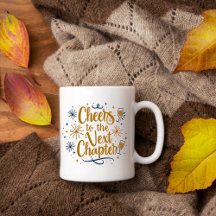 Salutations au prochain chapitre Mug du Nouvel An