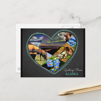 Salutations d'Alaska ♥ Carte postale