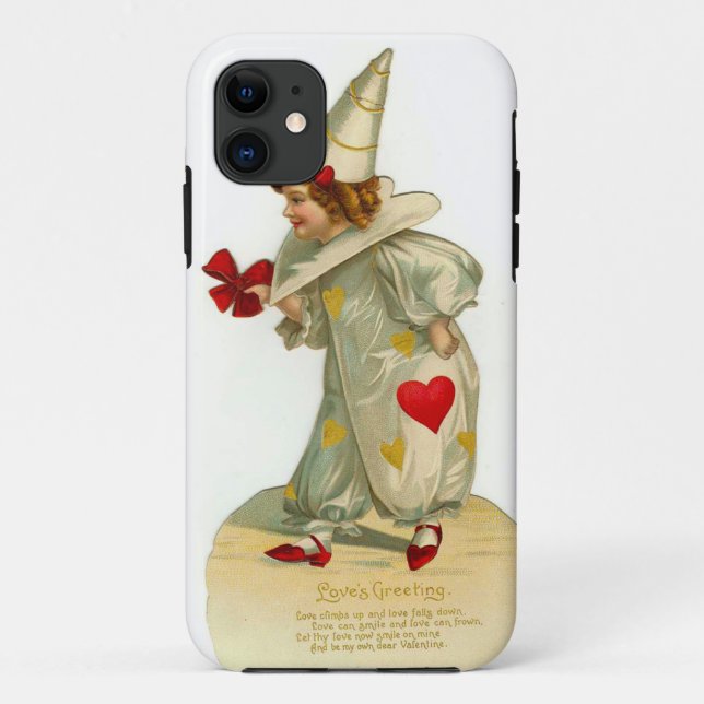 Salutations d'amour - coque iphone valentin vintag (Dos)