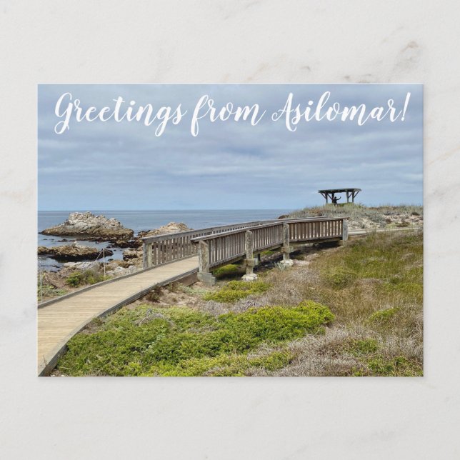 Salutations de Asilomar ! Carte postale (Devant)