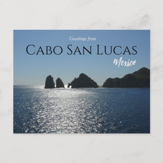 Salutations de Cabo San Lucas Mexique Carte postal (Devant)