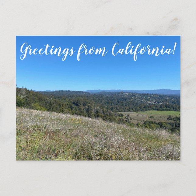 Salutations de Californie ! Carte postale (Devant)