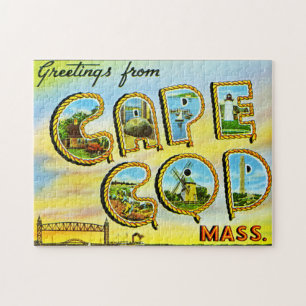 Salutations de Cape Cod Vintage Puzzle