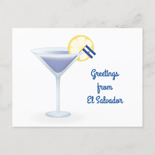 Salutations de carte de vacances de cocktail du