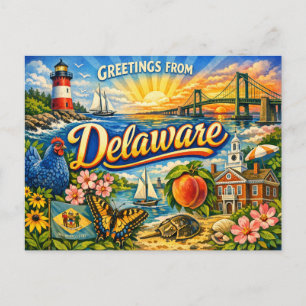 Salutations de carte postale
