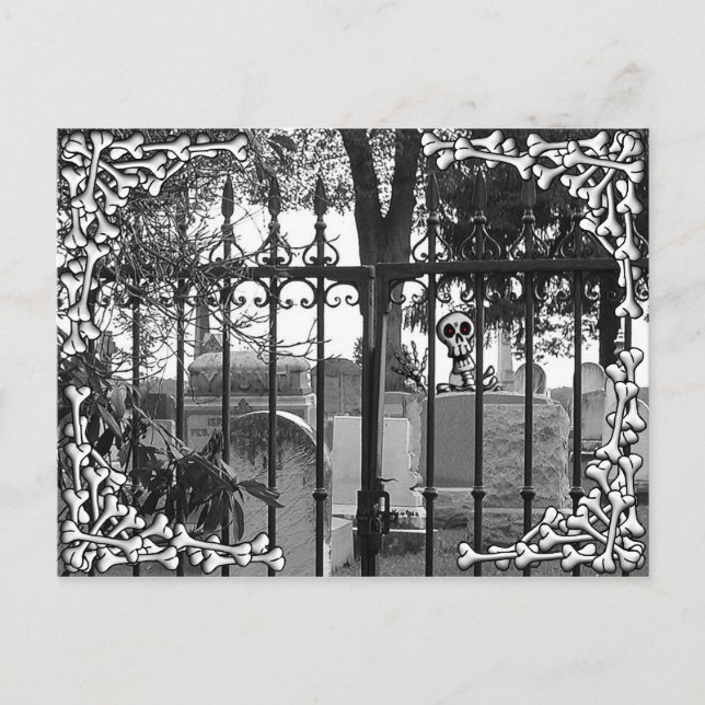 Salutations de cimetière ! - Carte postale #4 (Devant)