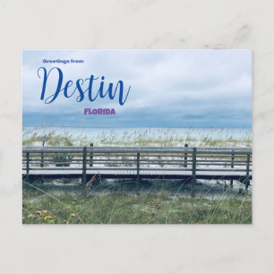Salutations de Destin Florida carte postale Pittor