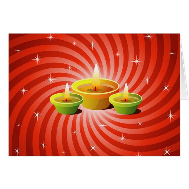 Salutations de Diwali (Devant horizontal)