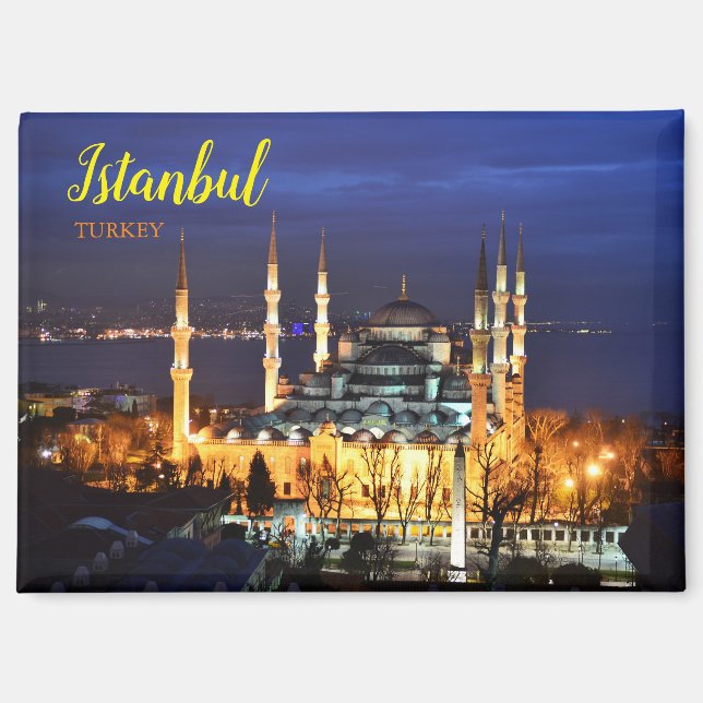 Salutations de Istanbul Turquie Magnet (Recto)