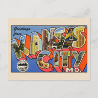Salutations de Kansas City Missouri Carte postale