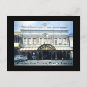 Salutations de la carte postale Ballarat
