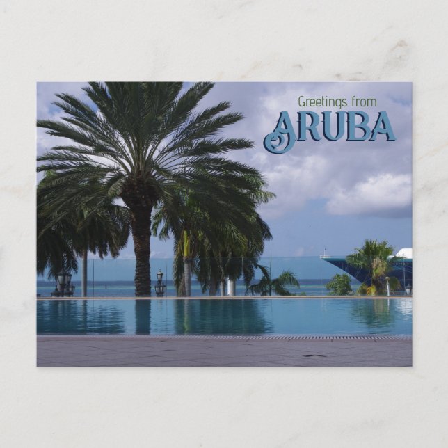 Salutations de la carte postale Croisière Aruba (Devant)