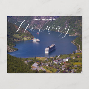 Salutations de la carte postale de voyage de crois
