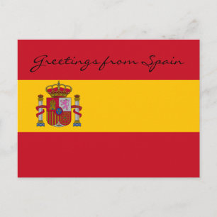 Salutations de la carte postale Espagne