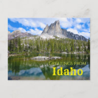 Salutations de la carte postale Idaho Pittoresque 