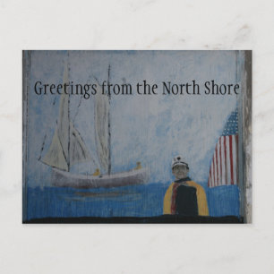 Salutations de la carte postale North Shore