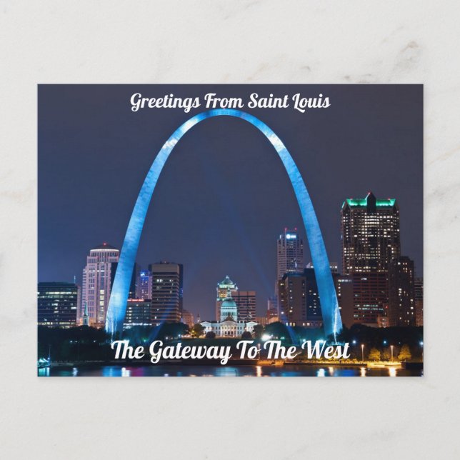 Salutations de la carte postale Saint Louis (Devant)