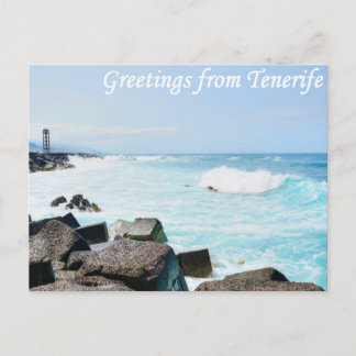 Salutations de la carte postale Tenerife