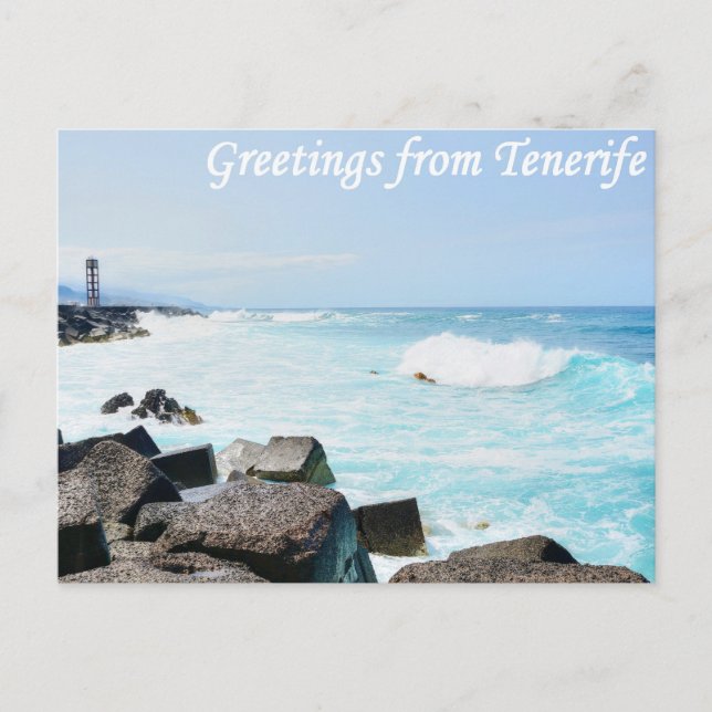 Salutations de la carte postale Tenerife (Devant)