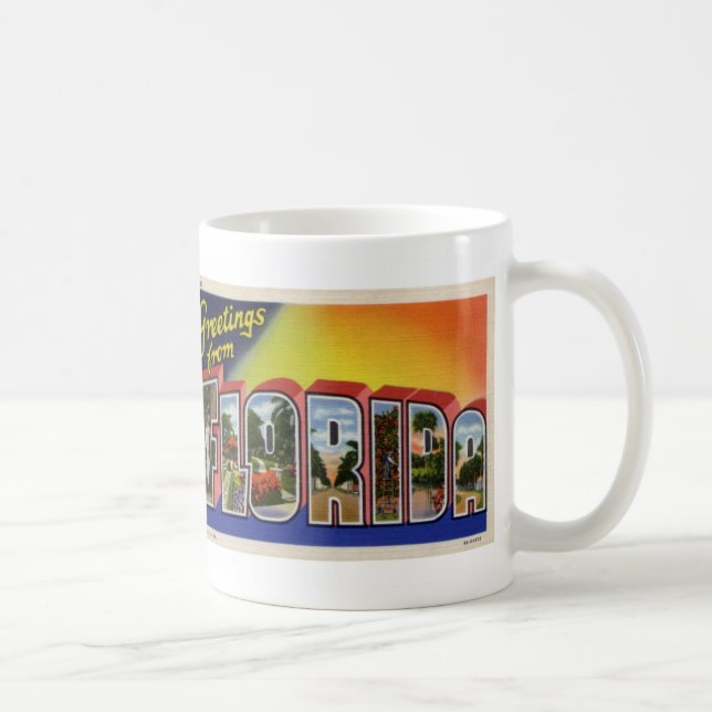 Salutations de la tasse de café de la Floride 1 (Droite)