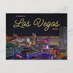 Salutations de Las Vegas Nevada Carte postale