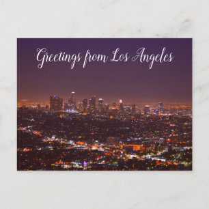 Salutations de Los Angeles Carte Postale Horizon