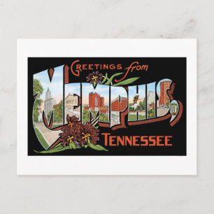 Salutations de Memphis, Tennessee! Carte postale r