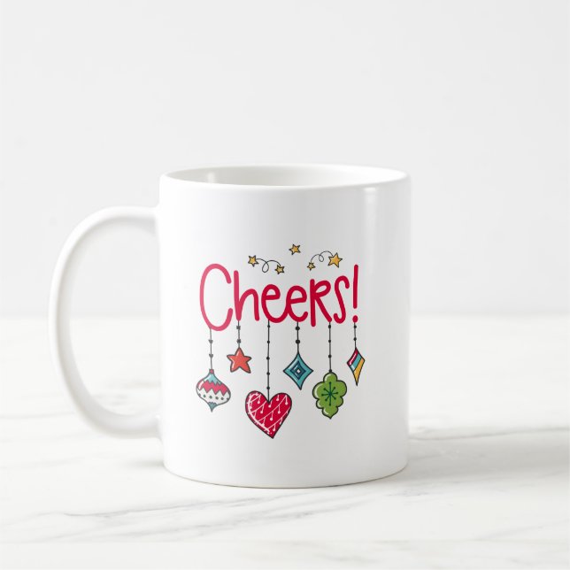 Salutations de Noël Mug (Gauche)