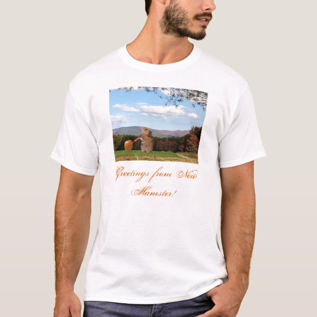 Salutations de nouveau T-shirt de hamster (Devant)