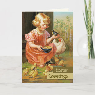 Salutations de Pâques. Carte de Pâques Art