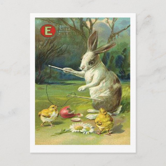 Salutations de Pâques - Carte postale (Devant)