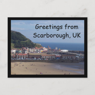 Salutations de Scarborough, carte postale du Royau