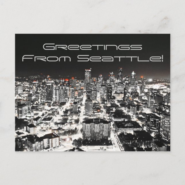 Salutations De Seattle, Carte Postale (Devant)