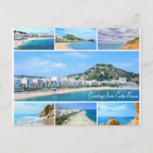 Salutations de vacances carte postale