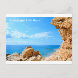 Salutations de vacances carte postale