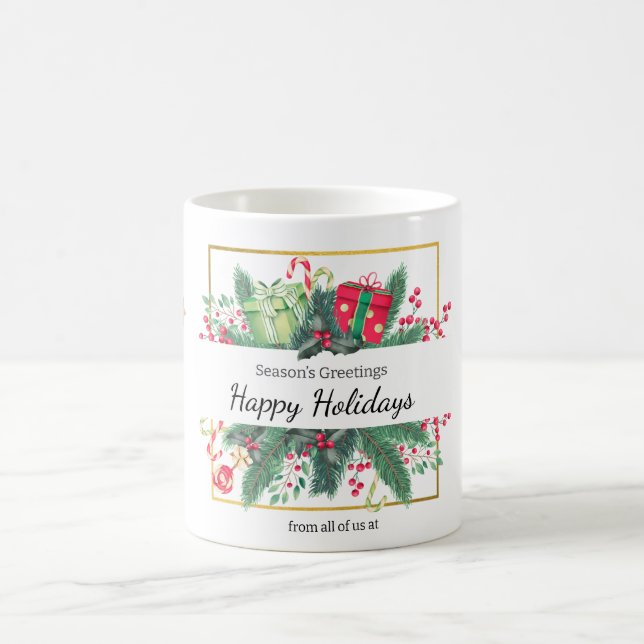 Salutations de vacances Cosy Mug (Centre)