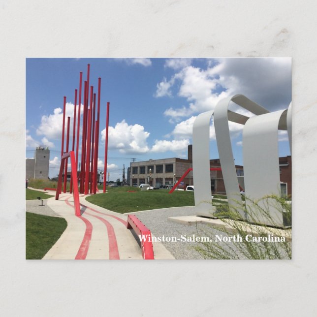 Salutations de Winston-Salem, NC. Carte postale (Devant)
