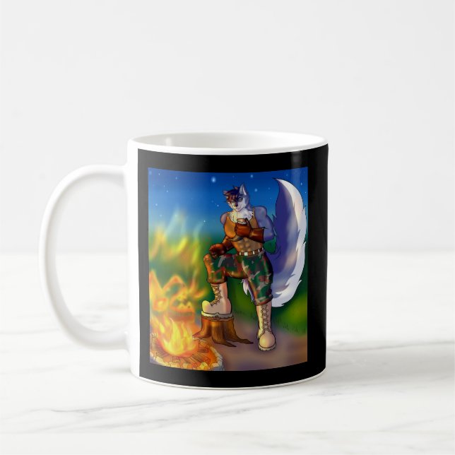 Salutations de Wolf Paradox Coffee Mug (Gauche)