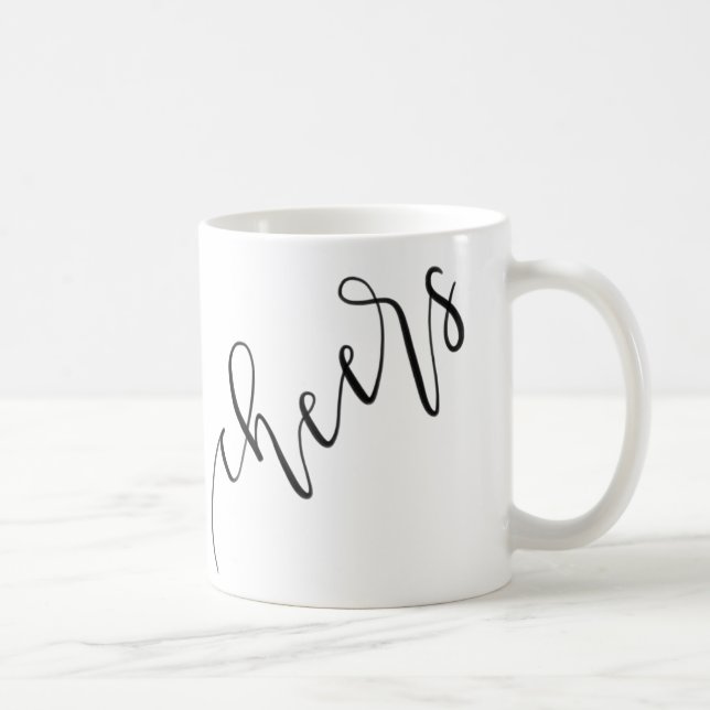 Salutations - Design de calligraphie - Mug (Droite)