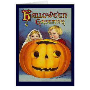Salutations d'Halloween vintage