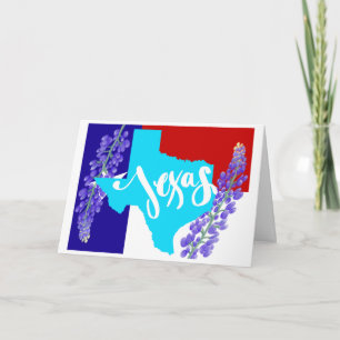 Salutations du Texas ! Carte de voeux