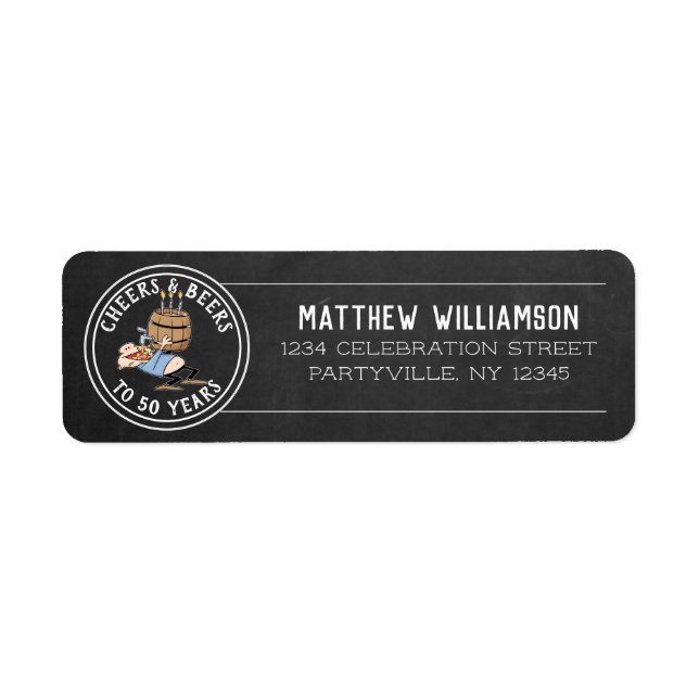 Salutations Et Bières 50e Anniversaire Blanc Sur C (Devant)