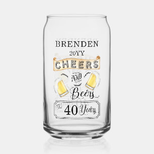 Salutations et bières à 40 ans Anniversaire