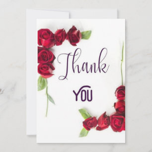 Salutations gracieuses : Carte de remerciements Fl
