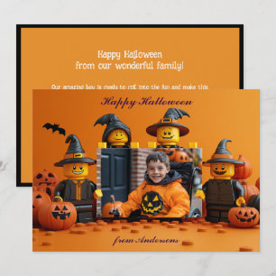 Salutations Halloween avec carte photo personnalis