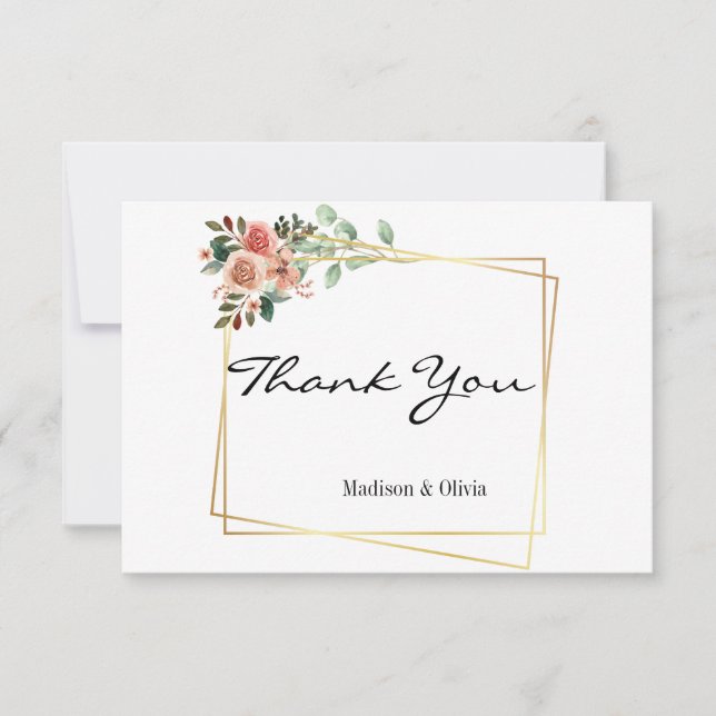 Salutations Merci Cartes (Devant)