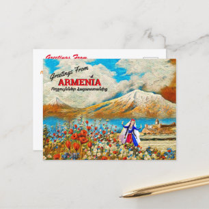 Salutations par Carte postale Arménie